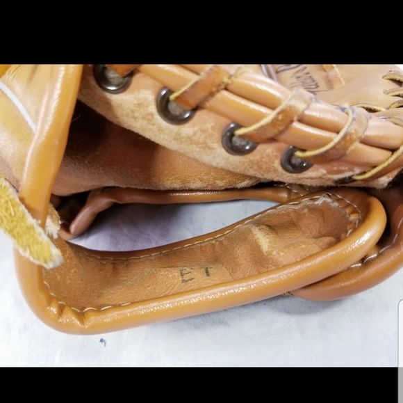 VINTAGE SPALDING LEFT HAND GLOVE /RIGHT HAND THROWER BASEBALL 42-3955 - Picture 5 of 6